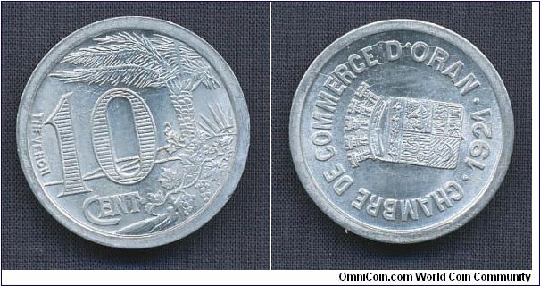 10 Centime rotated reverse 90 degrees