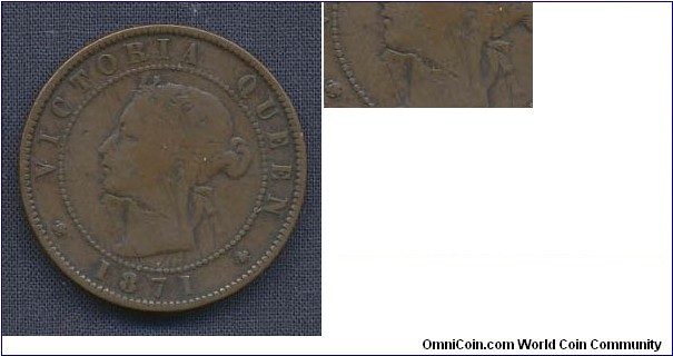 (Prince Edward Island) 1 Cent with lamination