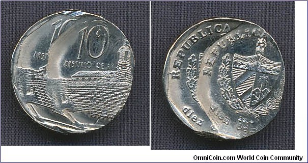 10 Centavos struck four times!