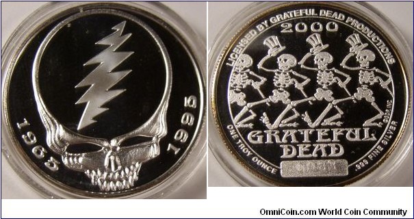 Grateful Dead Steal your face skull logo