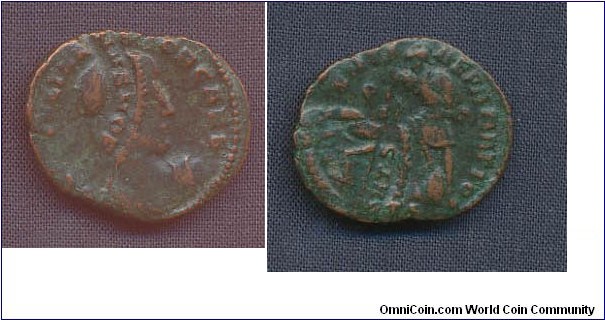 Rome Constantis Gallos coppercoin doublestrike