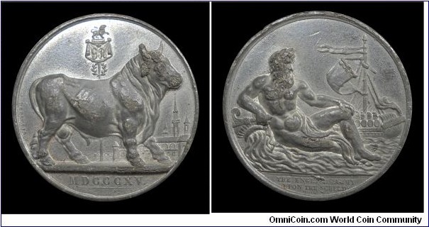 The British Army in the Netherlands White metal medal mm. 41 (Mudie Series 33)