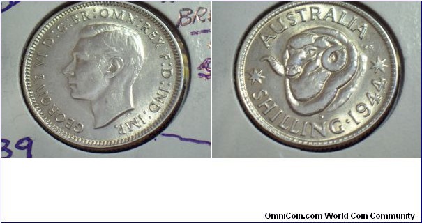 1 shilling silver #km39