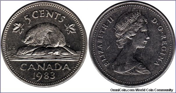 5 cents 1983