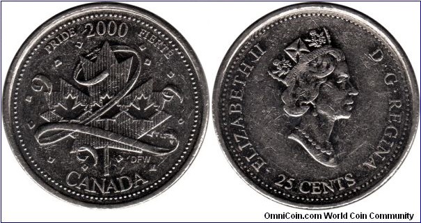 25 cents 2000, millenium coins - Pride