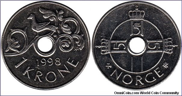 1 krone 1998