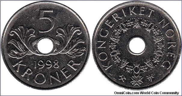 5 kroner 1998