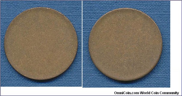 2 Ore unstruck planchet in bronze
(1909-50)