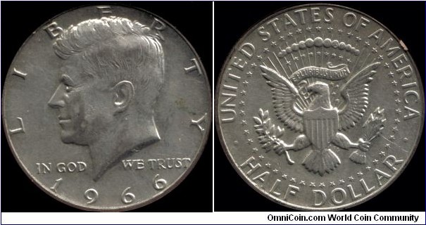 1966 Half Dollar