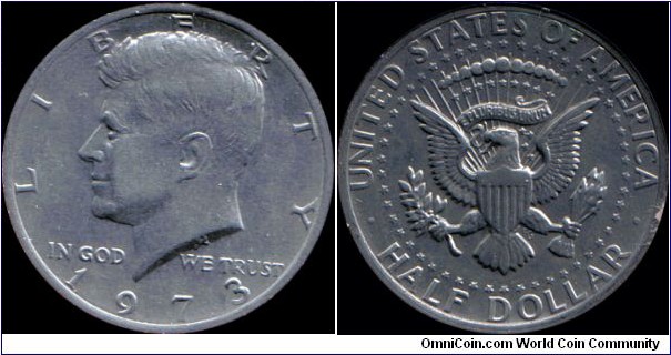 1973 Half Dollar