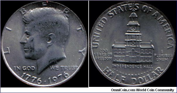 1976 Half Dollar