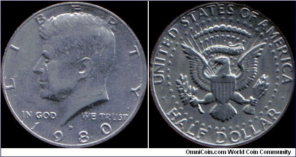 1980-D Half Dollar