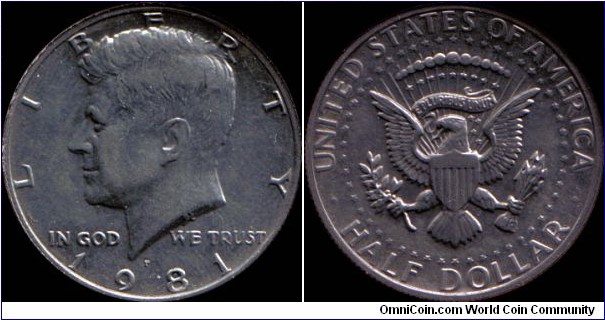 1981-P Half Dollar