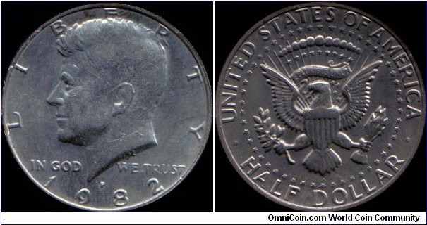 1982-P Half Dollar