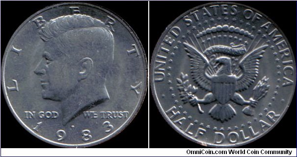 1983-P Half Dollar