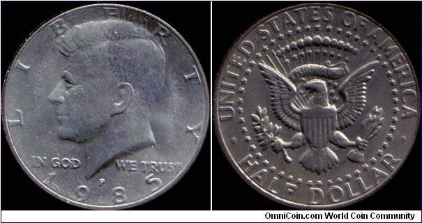 1985-P Half Dollar
