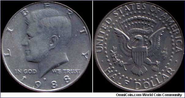 1988-P Half Dollar