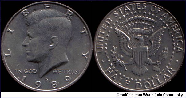 1989-D Half Dollar