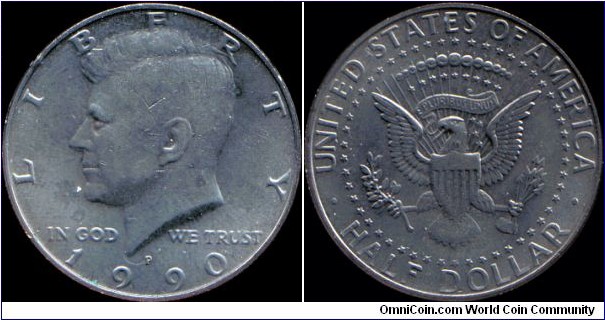1990-P Half Dollar
