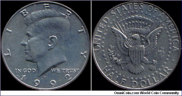 1992-P Half Dollar