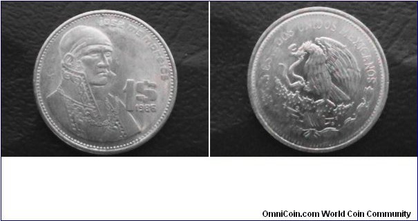 Mexico 1 Peso KM# 496 