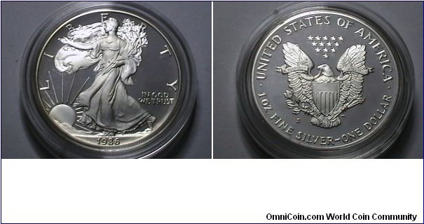 U.S. 1986-S Proof ASE 