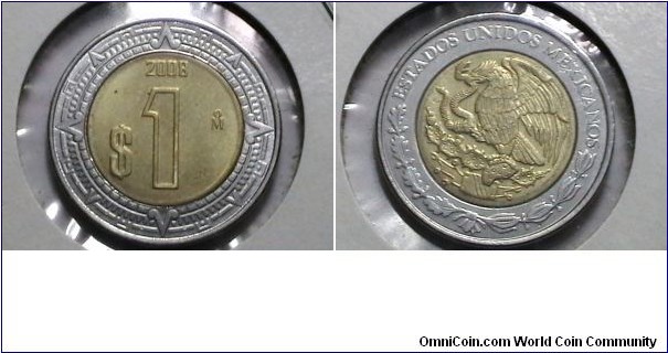 Mexico 2008 1 Peso 