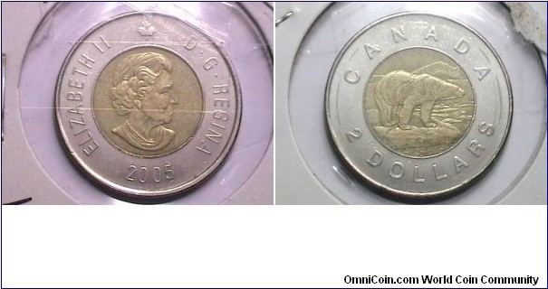 Canadian 2005 2 dollar KP# 496 
