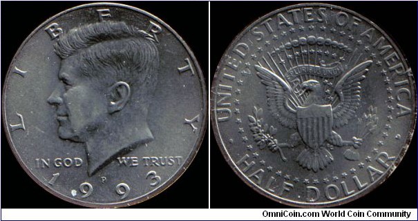 1993-P Half Dollar