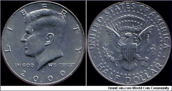 2000-D Half Dollar