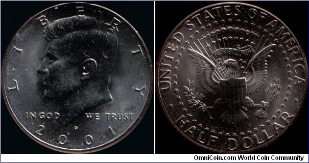 2001-P Half Dollar