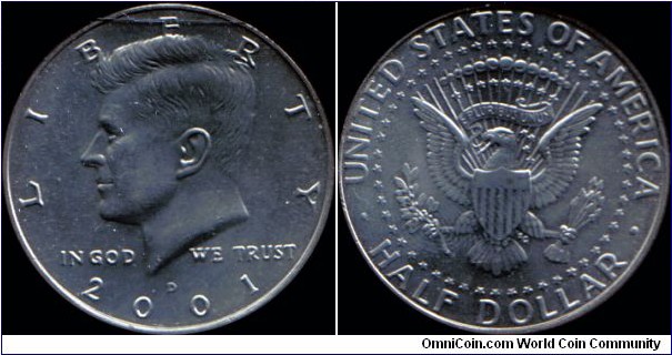 2001-D Half Dollar