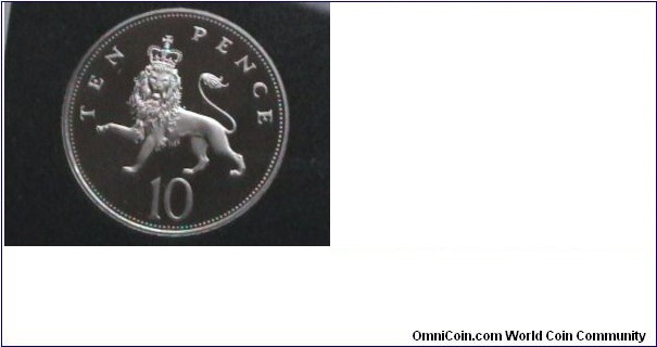 United Kingdom 1986 Proof 10 Pence 