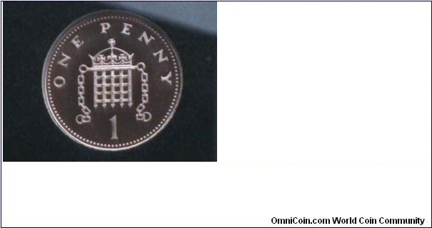 United Kingdom 1986 Proof 1 Penny 