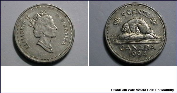 Canada 1994 5 Cents 