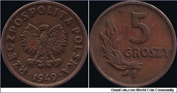 1949 5 Groszy