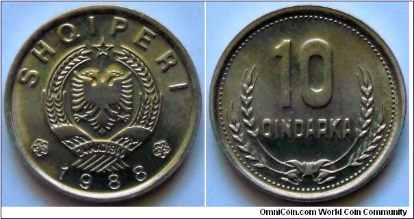 10 qindarka.
1988