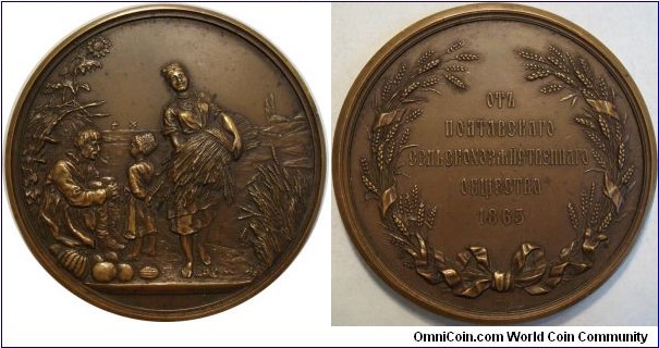 Bronze Medal of the Poltava Agricultural society.