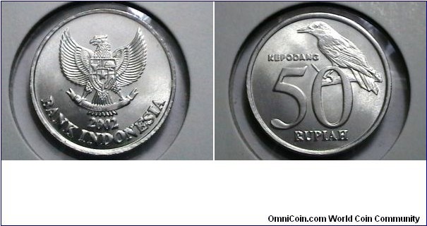 Indonesia 2002 50 Rupiah KM# 60 