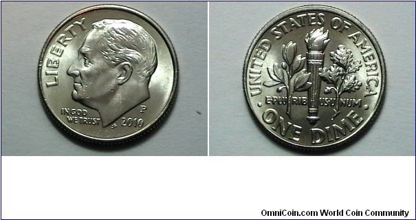 U.S. 2010-P 10 Cents 