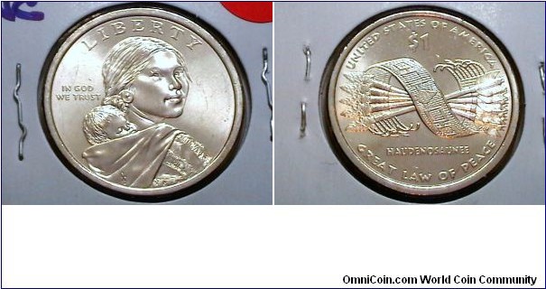 U.S. 2010-P 1 Dollar American Indian 