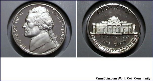 U.S. 1986-S Proof 5 Cents 