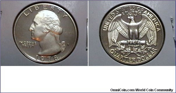 U.S. 1978-S Clad Proof 25 Cents 