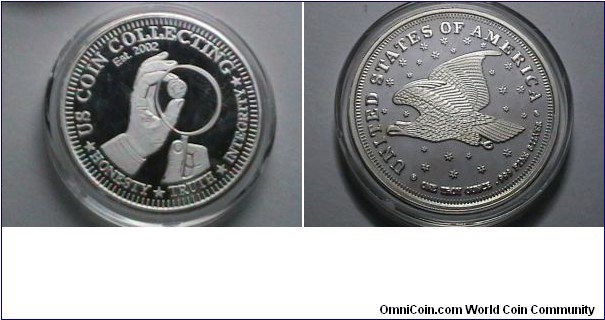 2010 Silver Club Medal US Coin Collecting 