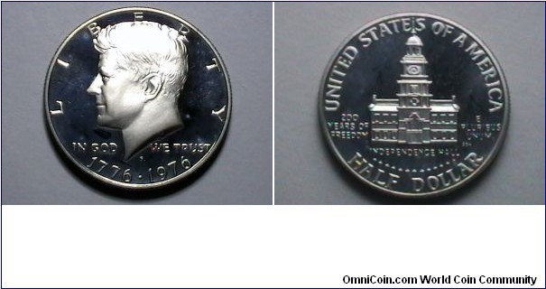 U.S. 1776-1976-S Clad Proof 50 Cents 