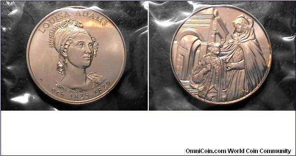 Spouse Medal 2008 6th 1825-1829 Louisa Adams 