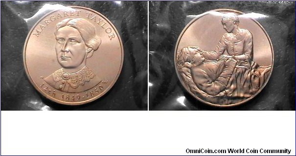 Spouse Medal 2009 12th 1849-1850 Margaret Taylor 