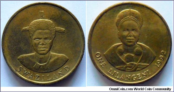 1 lilangeni.
1992