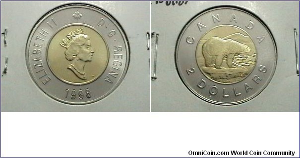 Canada 1998-W 2 dollar KM# 270