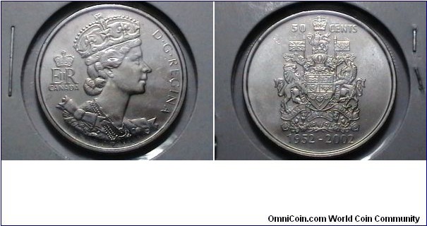 Canada 2002-P (1952-) 50 Cents KM# 444 